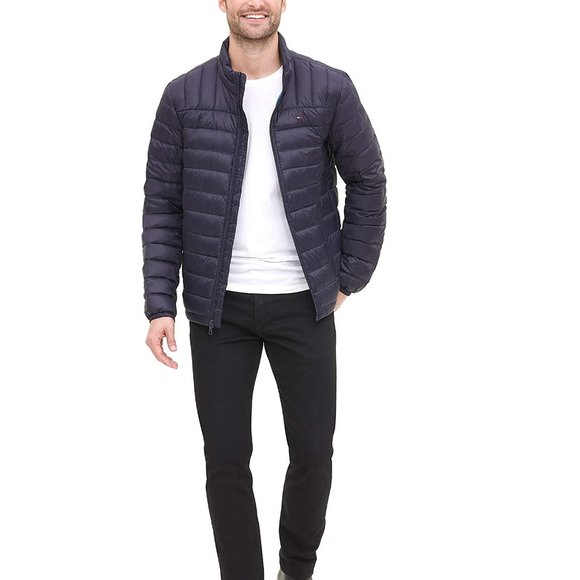 NWT (Defect) Tommy Hilfiger Mens Packable Down Puffer Jacket Size 3XL $185 i304 - Picture 3 of 5